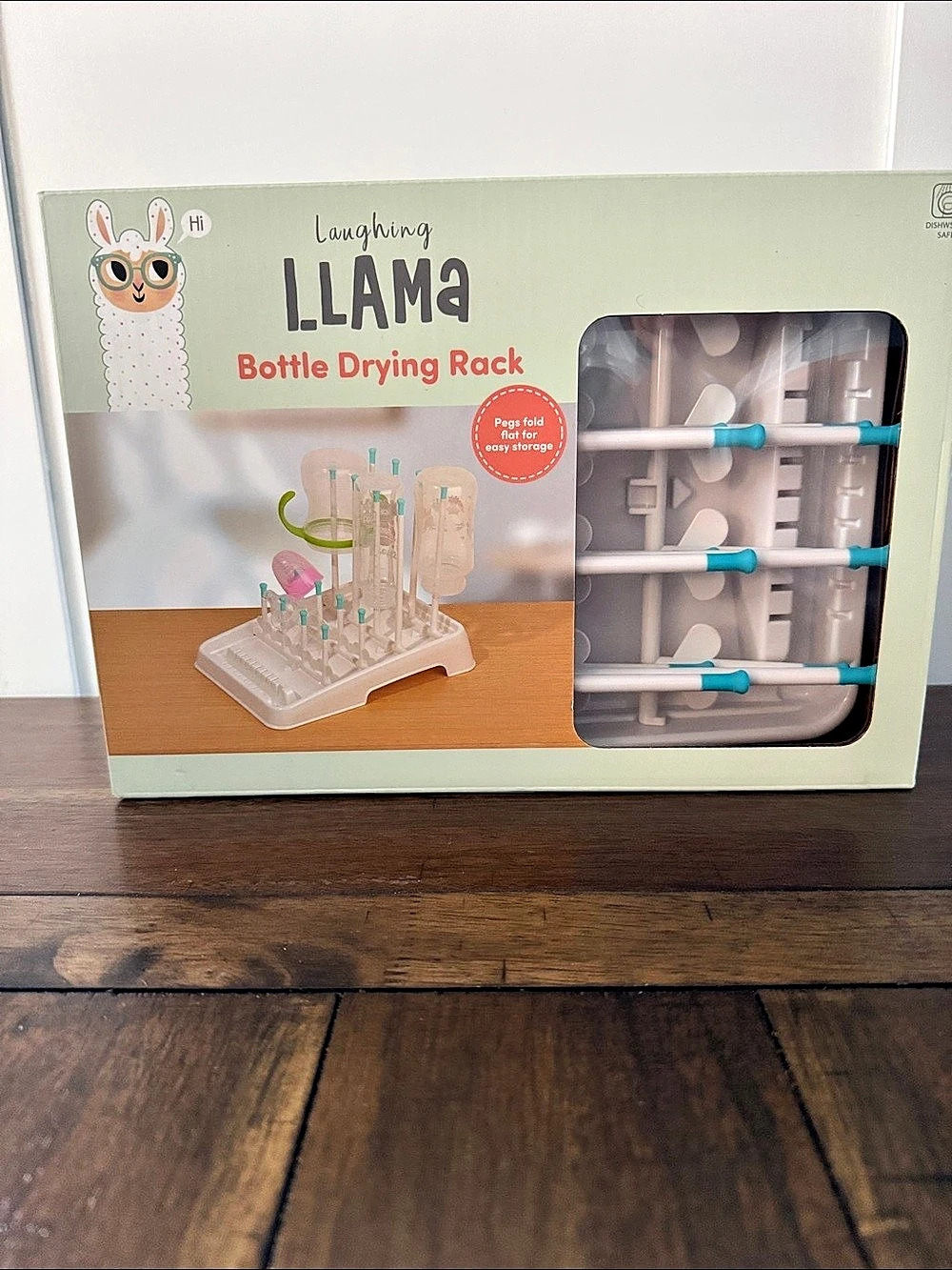 NWT Laughing Llama Bottle Drying Rack